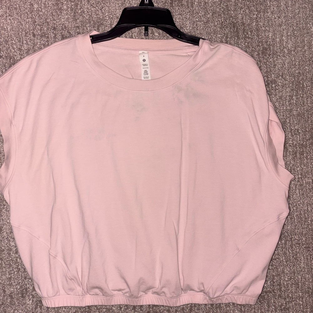 Lululemon Athletica Light Pink Short Sleeve Tee